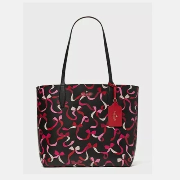 Kate Spade Wrapping Party Large Reversible Tote with Detachable Wristlet - Picture 8 of 10